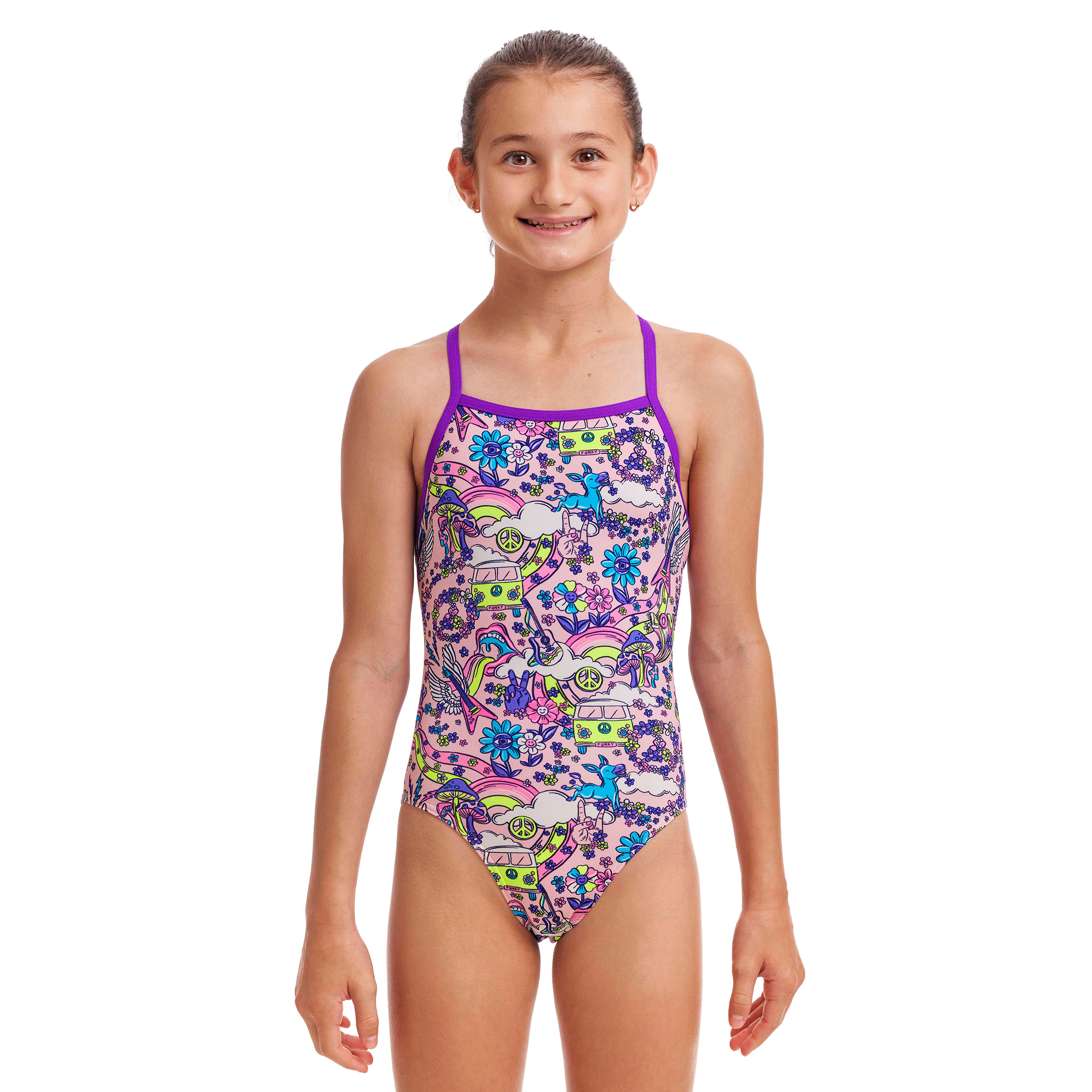 Funkita Donkey Doll Tie Me Tight Girls Swimsuit-Swimsuit-Funkita-SwimPath