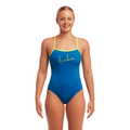 Funkita Glacier Glam Single Strap Ladies Swimsuit-Swimsuit-Funkita-SwimPath
