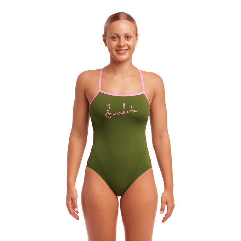 Funkita Glamo Camo Single Strap Ladies Swimsuit-Swimsuit-Funkita-SwimPath