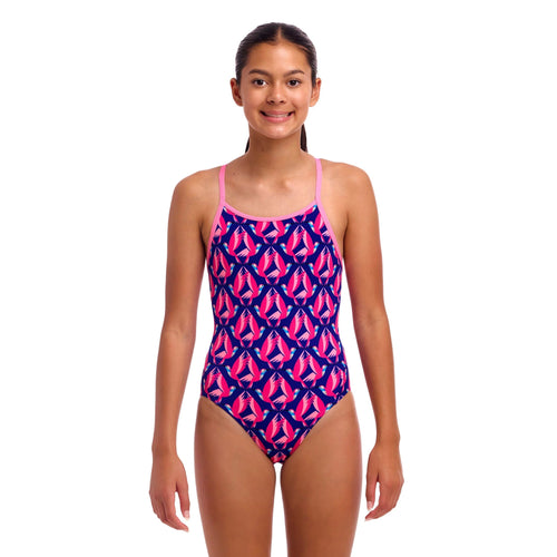 Funkita Ho Hum Diamond Back Girl's Swimsuit-Swimsuit-Funkita-SwimPath