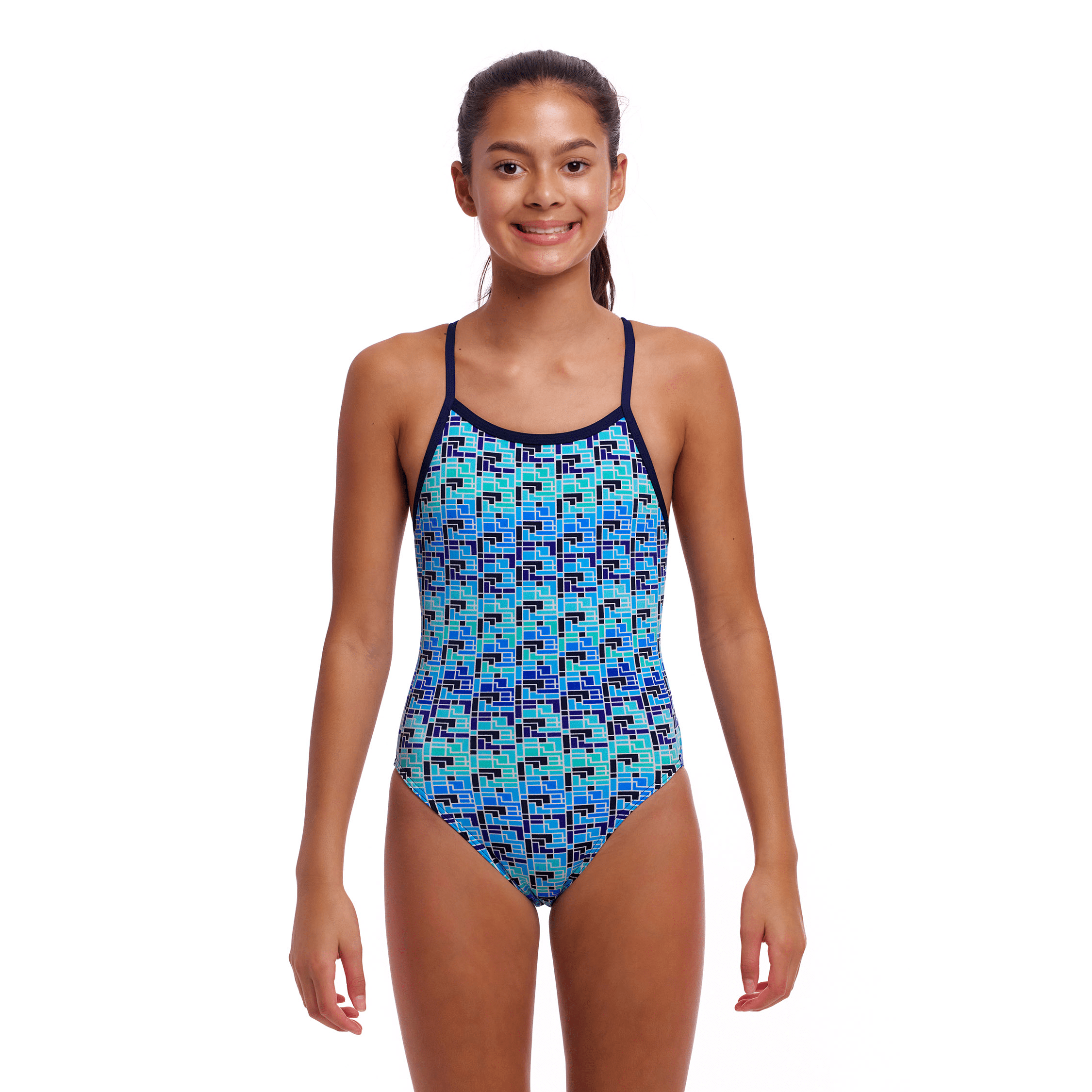 Funkita Jack Stack Single Strap Girls Swimsuit-Swimsuit-Funkita-SwimPath
