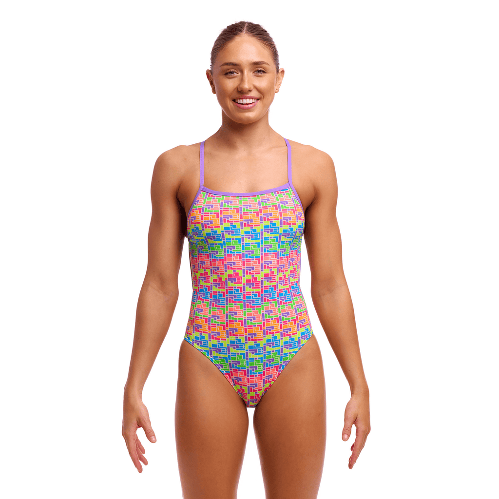 Funkita Jig Jag Single Strength Ladies Swimsuit-Swimsuit-Funkita-SwimPath