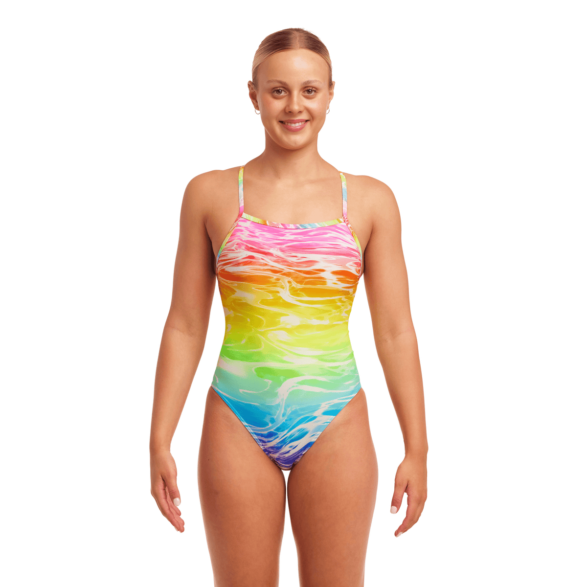 Funkita Lake Acid Tie Me Tight Ladies Swimsuit-Swimsuit-Funkita-SwimPath