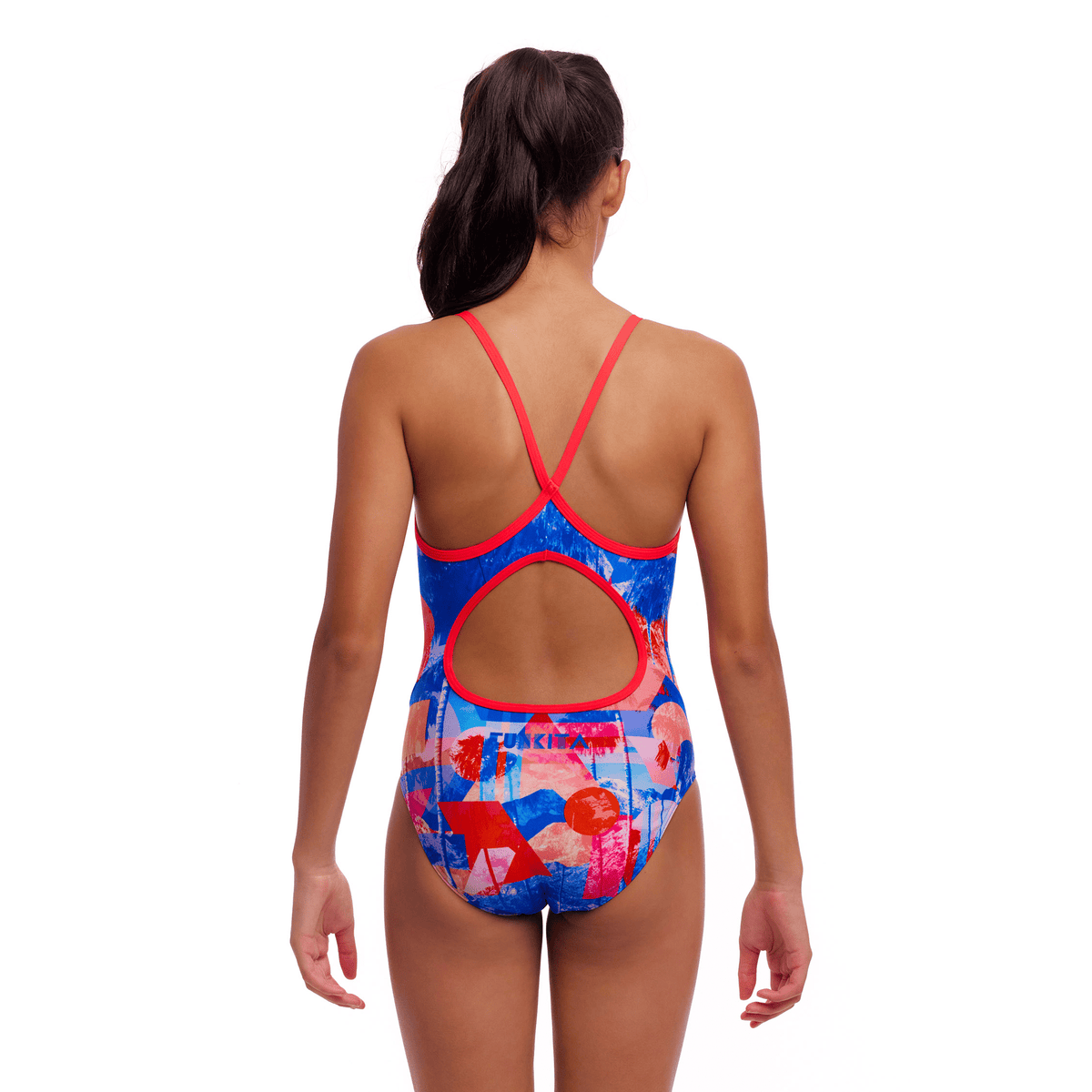 Funkita Miss Adventure Girl's Diamond Back Swimsuit-Swimsuit-Funkita-SwimPath