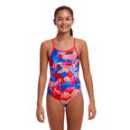 Funkita Miss Adventure Girl's Diamond Back Swimsuit-Swimsuit-Funkita-SwimPath
