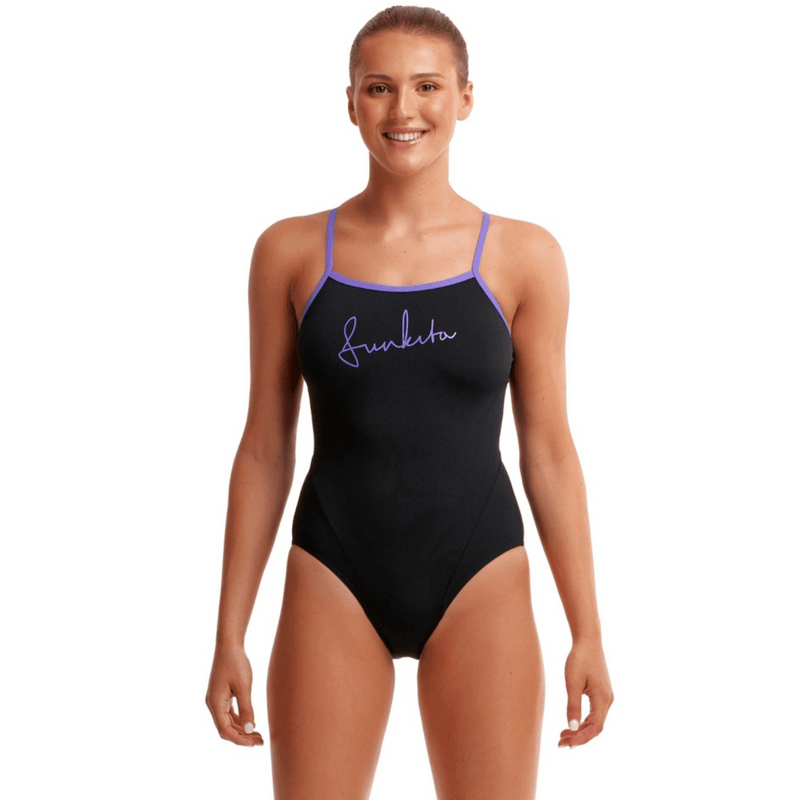 Funkita Night Mare Single Strap One Piece Ladies Swimsuit-Swimsuit-Funkita-SwimPath