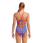 Funkita Out Foxed Girl's Diamond Back One Piece Swimsuit-Swimsuit-Funkita-SwimPath