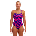 Funkita Pinky Palms Single Strap Womens Swimsuit-Swimsuit-Funkita-SwimPath