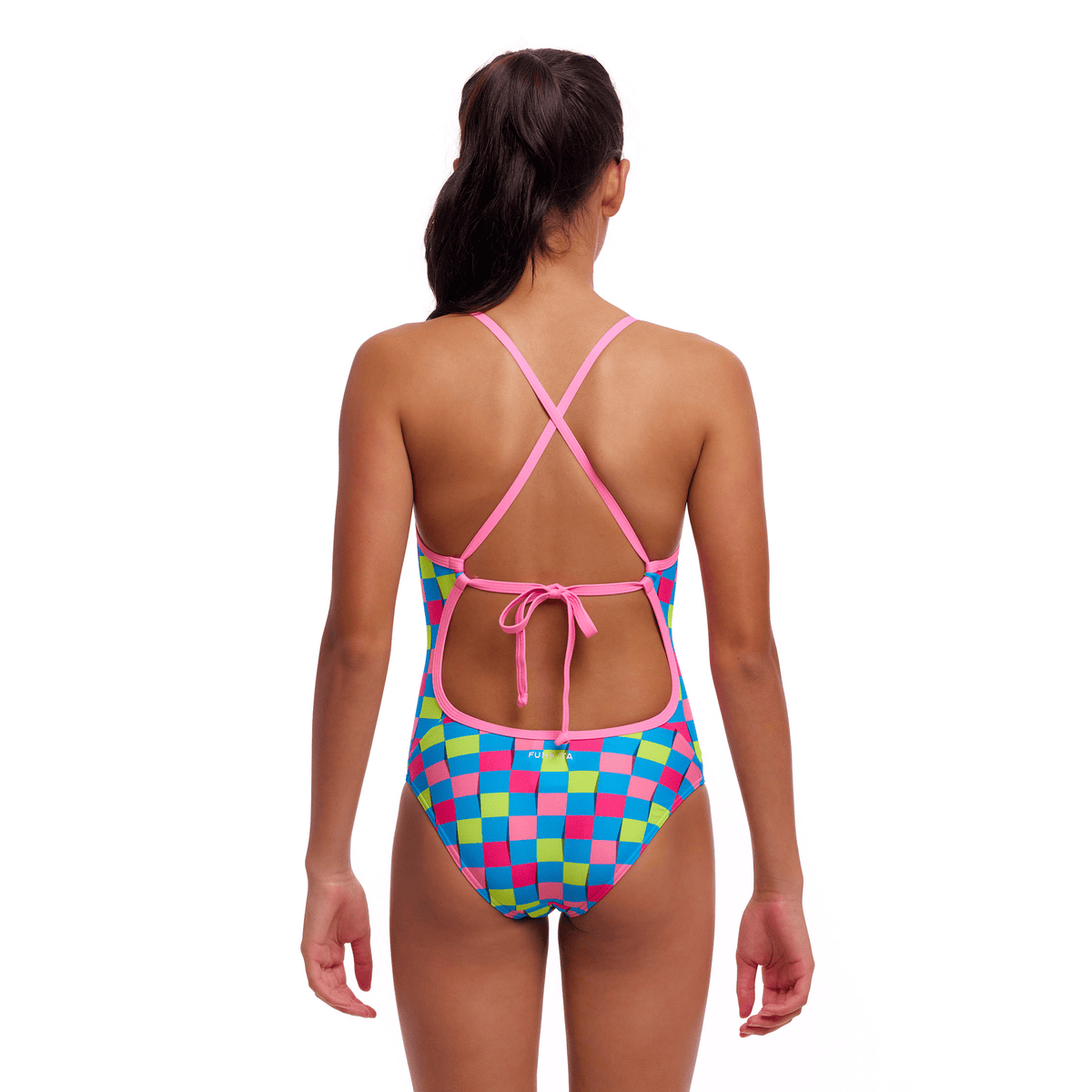 Funkita Post It Tie Me Tight Girls Swimsuit-Swimsuit-Funkita-SwimPath