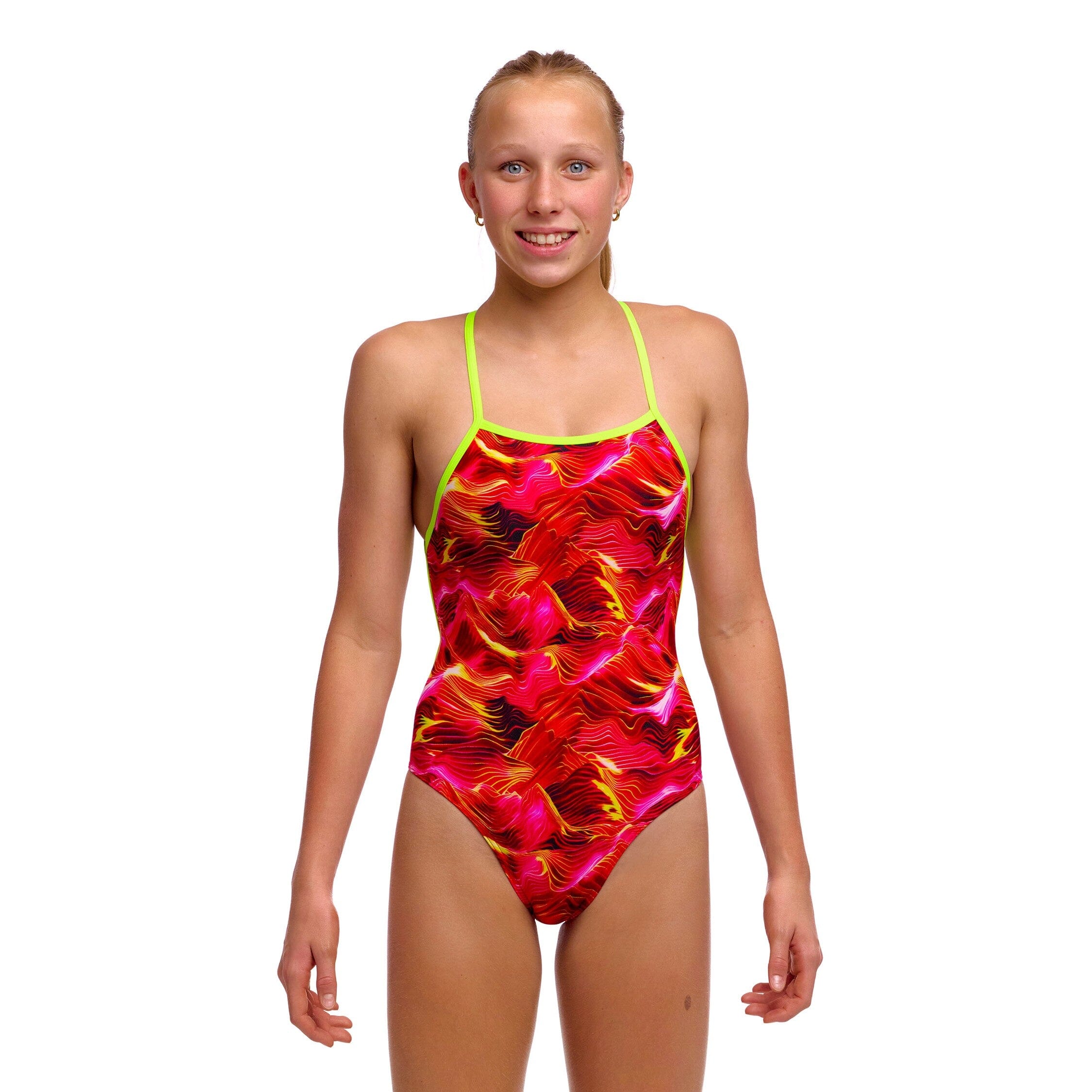 Funkita Saucy Sonar Strapped In Girl's Swimsuit-Swimsuit-Funkita-SwimPath