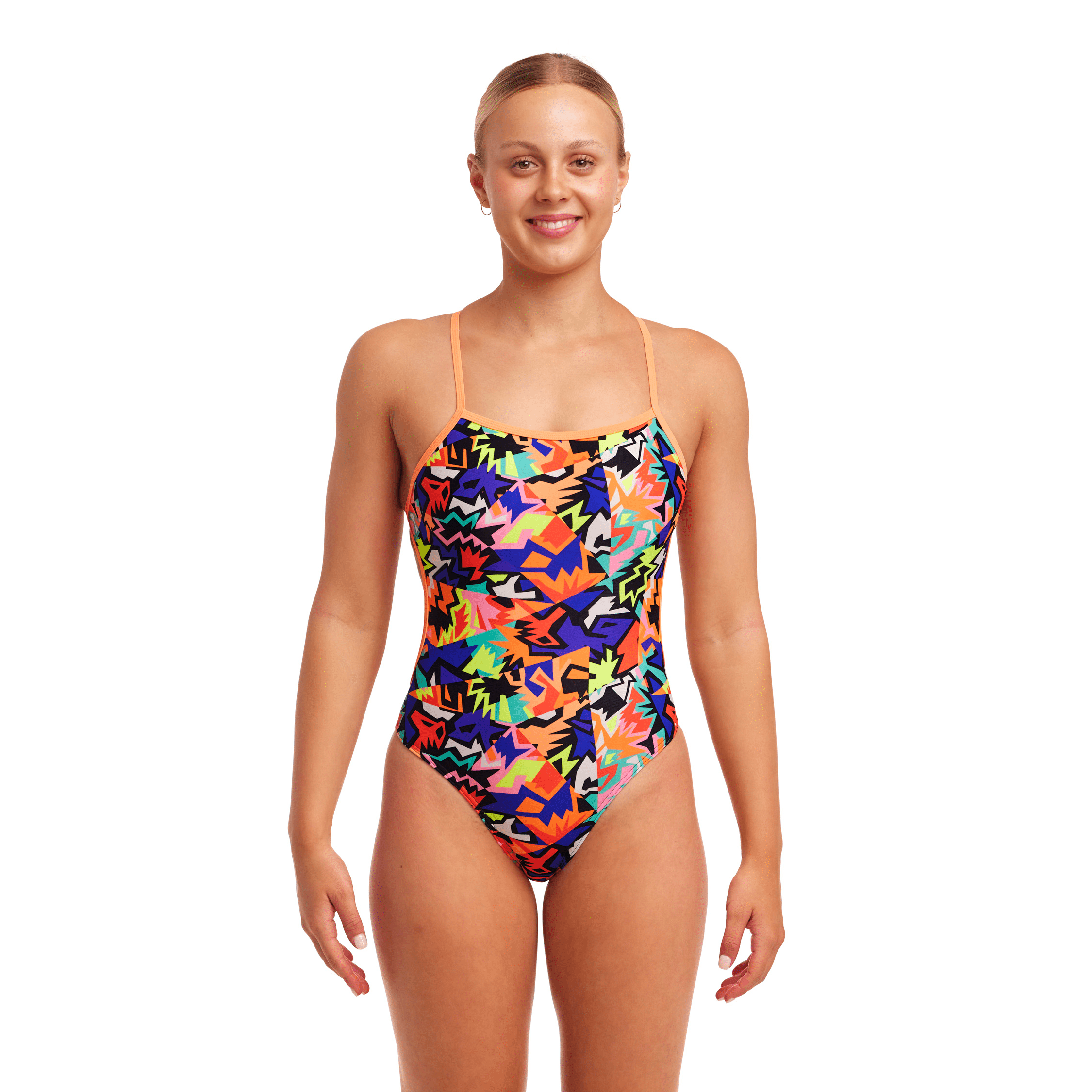 Funkita Saw Tooth Twisted Ladies Swimsuit-Swimsuit-Funkita-SwimPath
