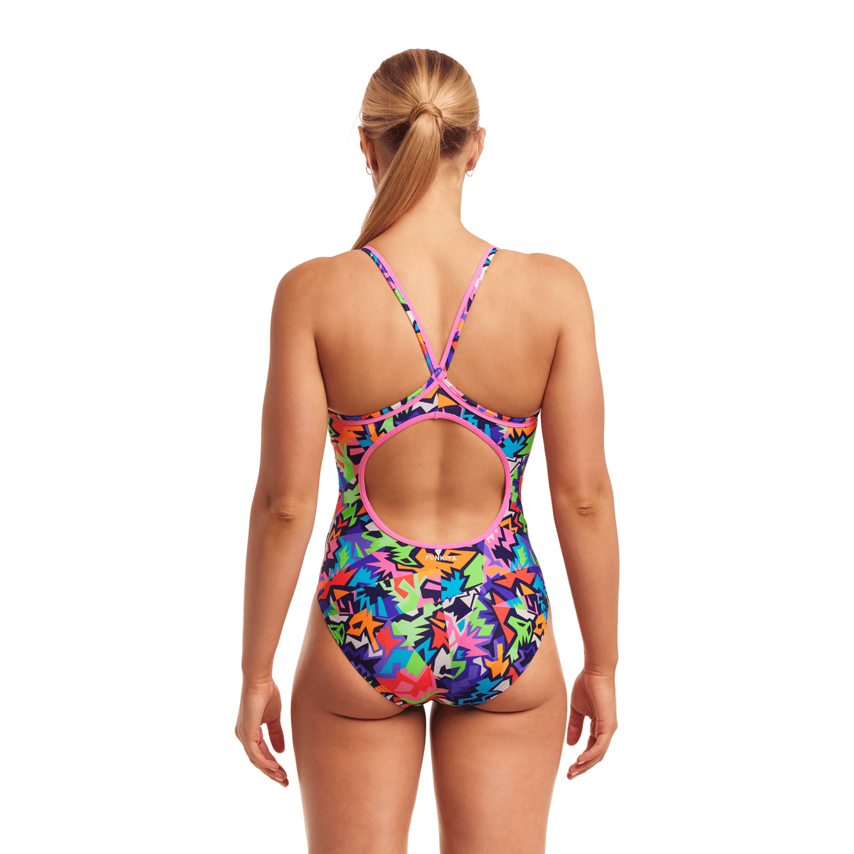 Funkita Sharp Edges Diamond Back Ladies Swimsuit-Swimsuit-Funkita-SwimPath