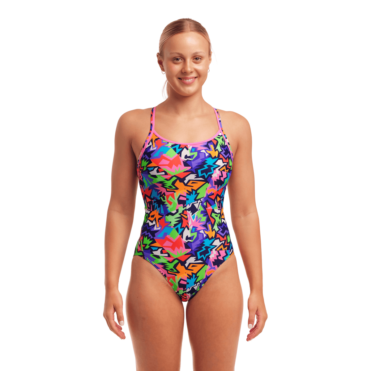 Funkita Sharp Edges Diamond Back Ladies Swimsuit-Swimsuit-Funkita-SwimPath