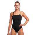 Funkita Still Black Swim Secure Ladies Swimsuit-Swimsuit-Funkita-SwimPath