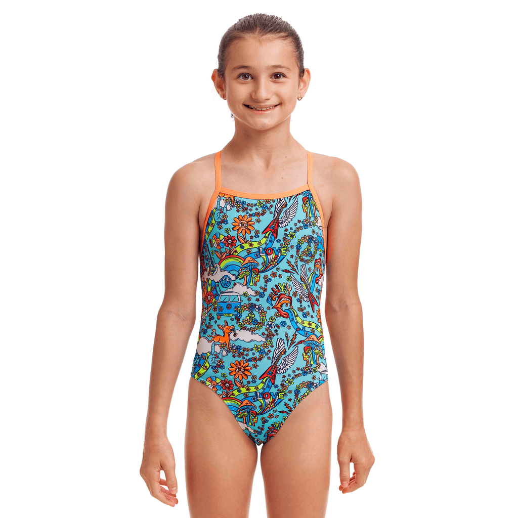 Funkita Sunny Bunny Tie Me Tight Girls Swimsuit-Swimsuit-Funkita-SwimPath