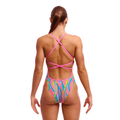 Funkita Swirly Straws Strapped In Ladies Swimsuit-Swimsuit-Funkita-SwimPath