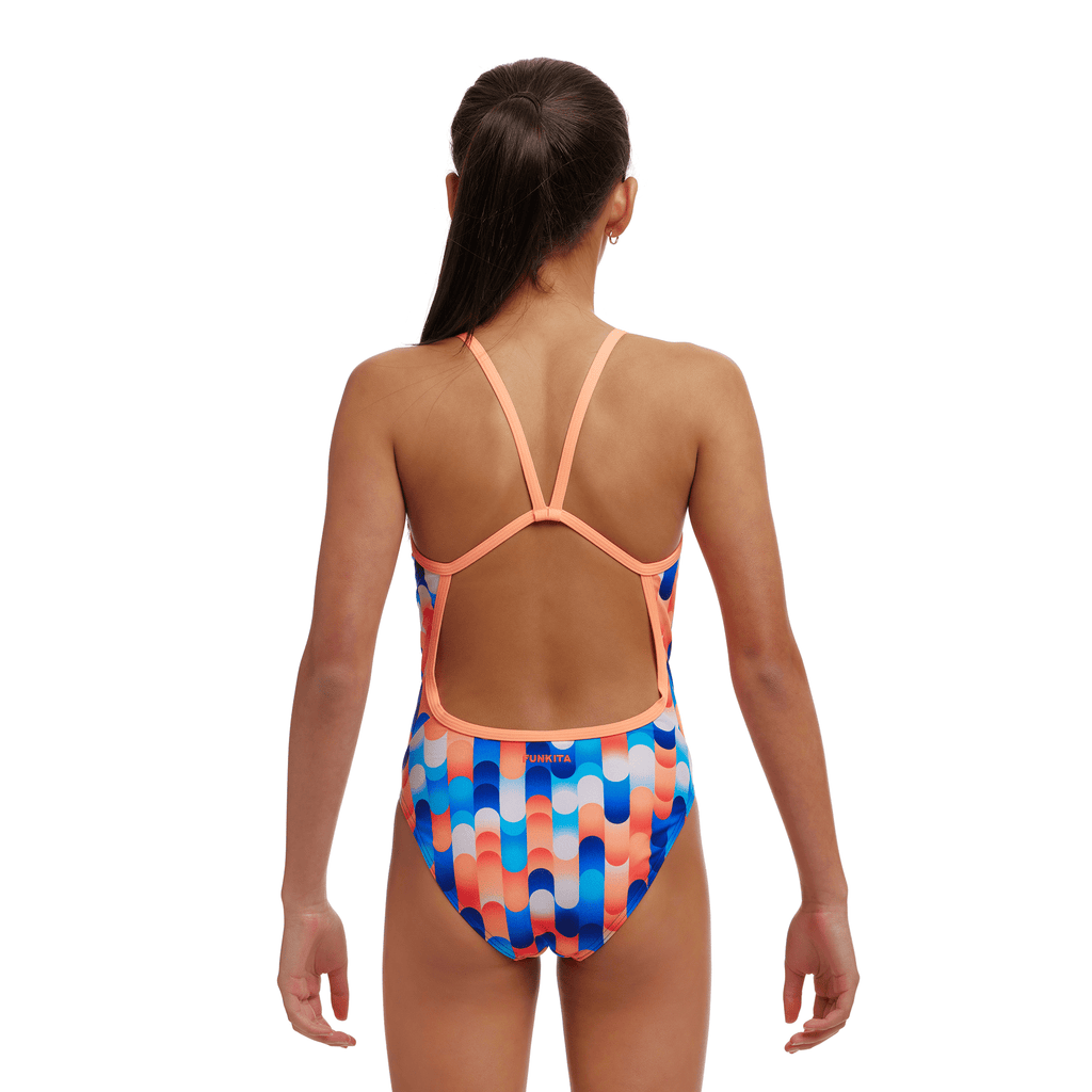 Funkita Tail End Single Strap Girls Swimsuit-Swimsuit-Funkita-SwimPath