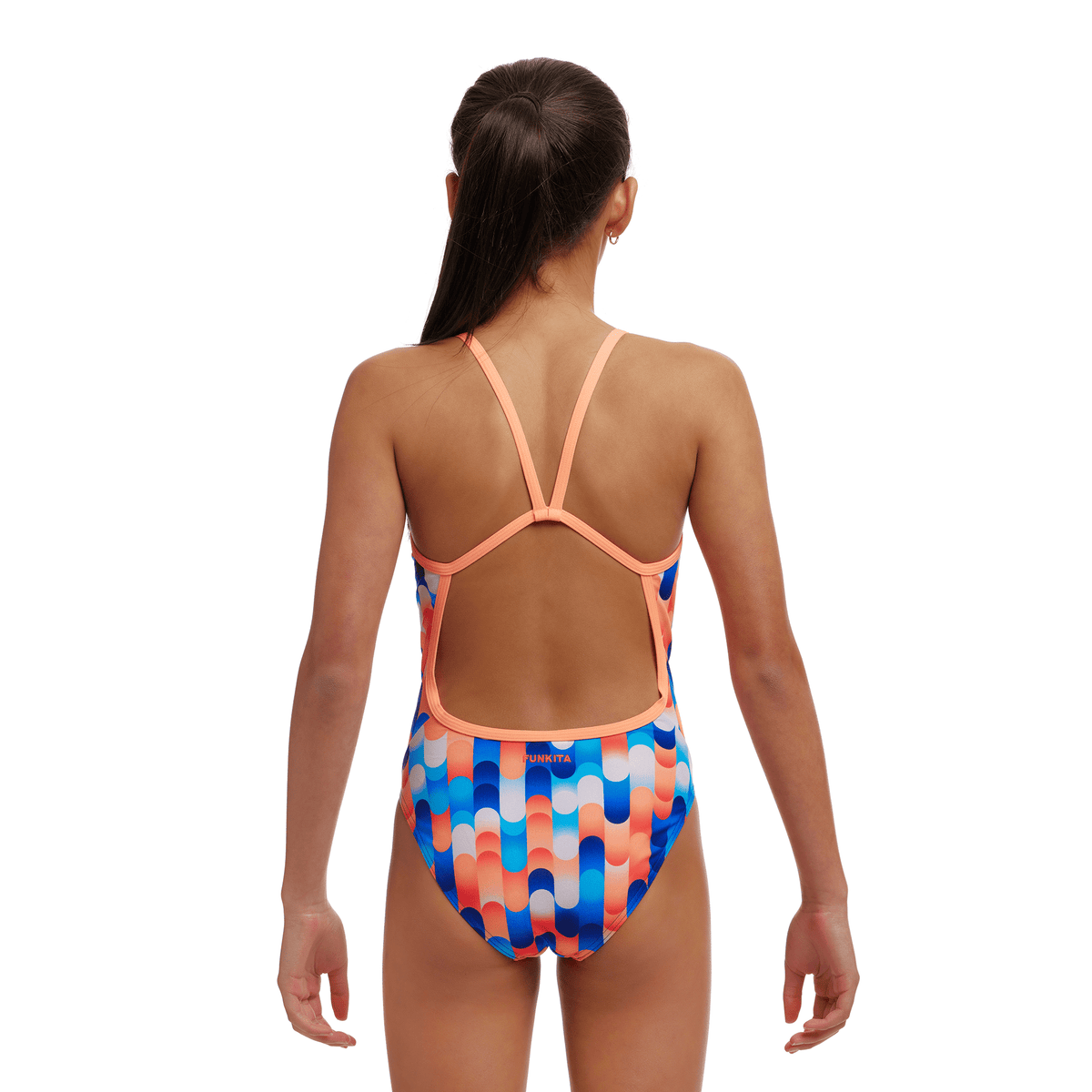 Funkita Tail End Single Strap Girls Swimsuit-Swimsuit-Funkita-SwimPath