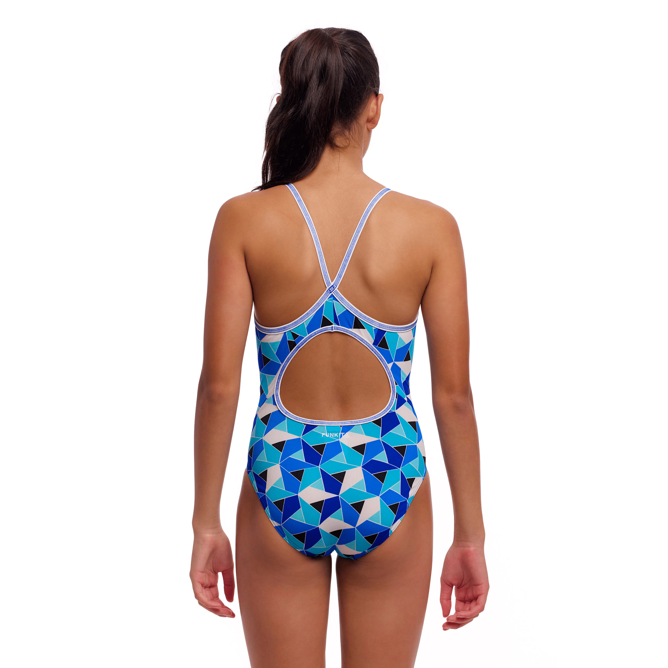 Funkita Tetra Tonic Girl's Diamond Back Swimsuit-Swimsuit-Funkita-SwimPath