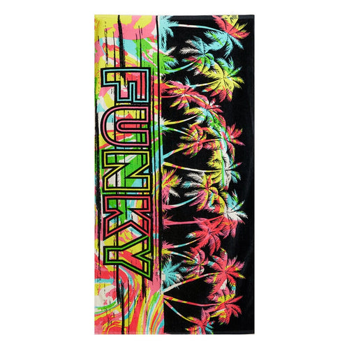 Funky Cotton Towel - Sunset City-Sports Towels-Funky-SwimPath