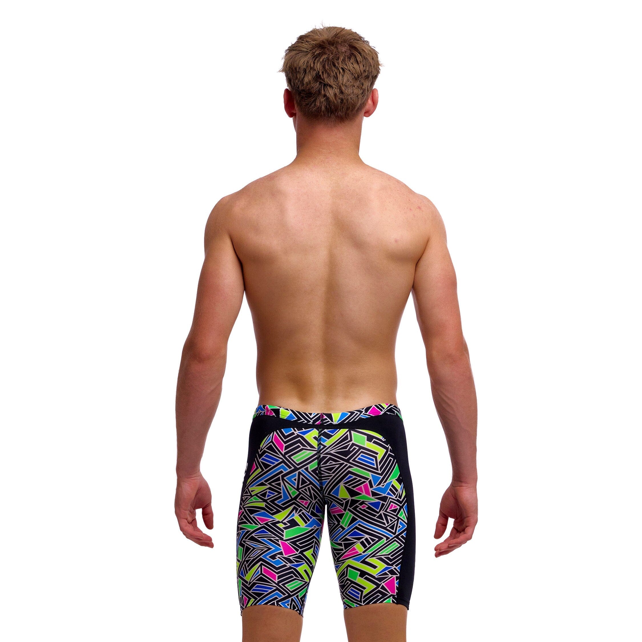 Funky Trunks Bits Of Peace Boy's Training Jammers-Training Jammers-Funky Trunks-SwimPath