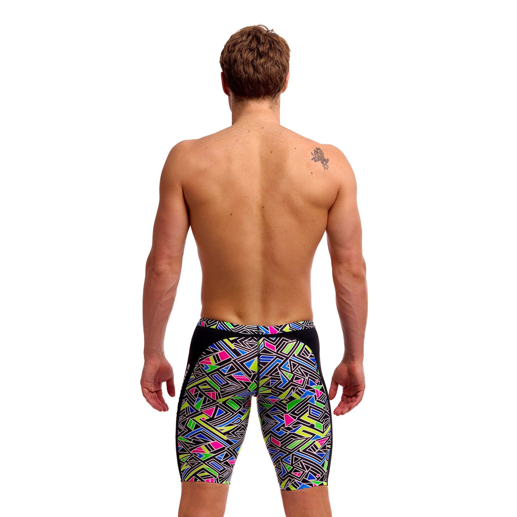 Funky Trunks Bits Of Peace Men's Training Jammers-Training Jammers-Funky Trunks-SwimPath