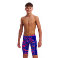 Funky Trunks Warped Waves Boy's Training Jammers-Training Jammers-Funky Trunks-SwimPath