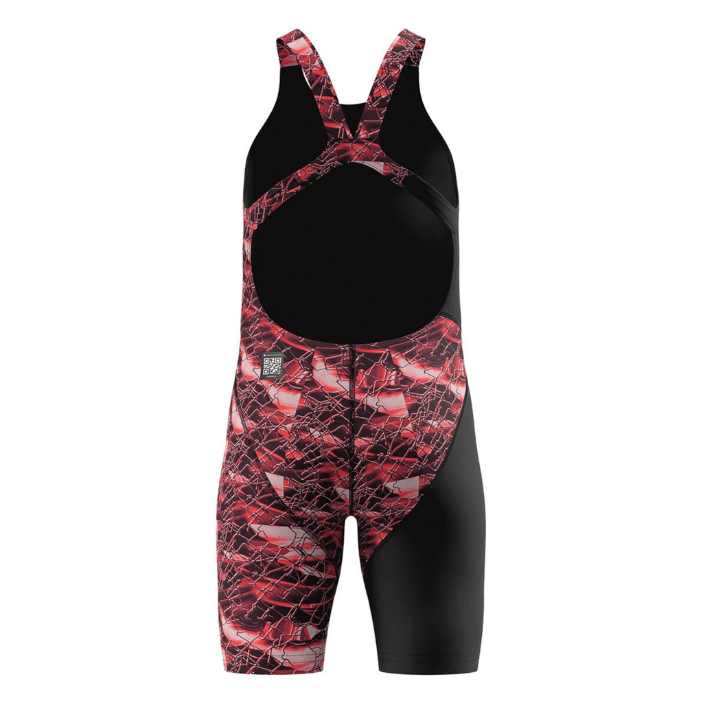 Speedo Girls Fastskin HyperPro Solid Openback Kneeskin - Electric Veil-Kneeskin-Speedo-SwimPath