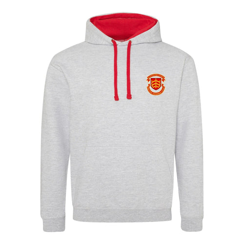 Gloucester County ASA County Championships 2026 Hoodie - Heather Grey / Fire Red-Event-Gloucester-SwimPath