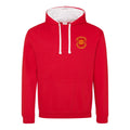 Gloucester County ASA Relay Championships 2025 Hoodie - Fire Red / Arctic White-Event-Gloucester-SwimPath