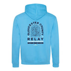 Gloucester County ASA Relay Championships 2025 Hoodie - Hawaiian Blue / Oxford Navy-Event-Gloucester-SwimPath