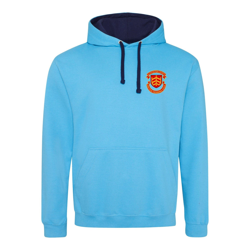 Gloucester County ASA Relay Championships 2025 Hoodie - Hawaiian Blue / Oxford Navy-Event-Gloucester-SwimPath