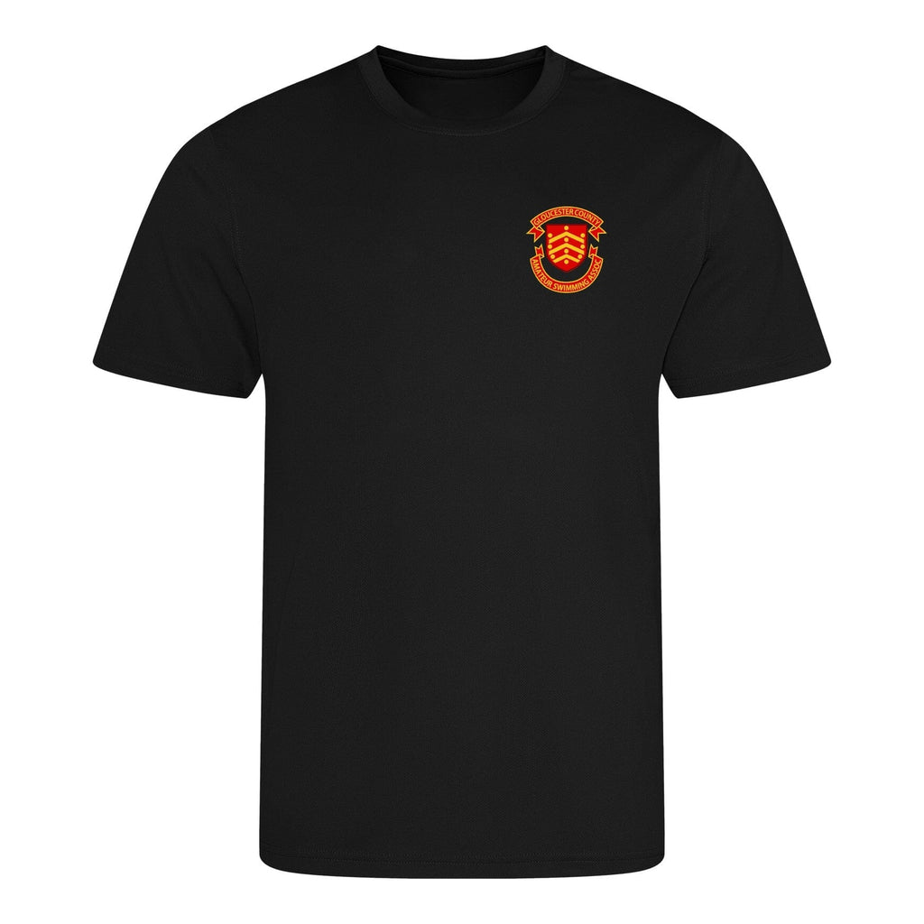 Gloucester County ASA Relay Championships 2025 T-Shirt - Jet Black-Event-Gloucester-SwimPath