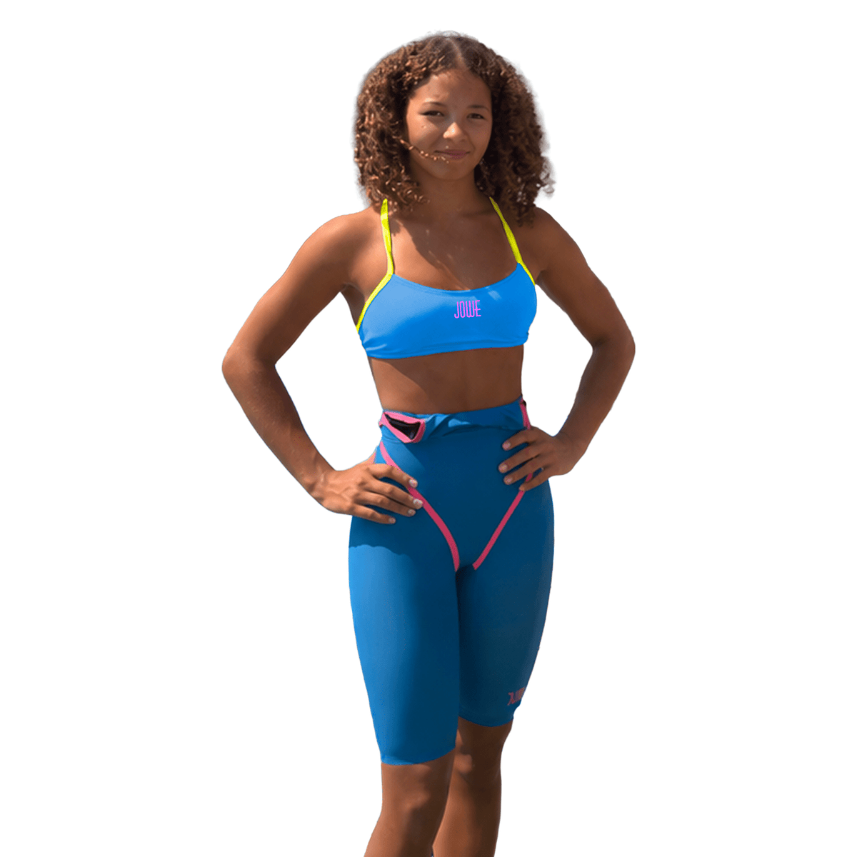 Jowe Women's Bikini Top - Aquarius/Marigold-Bikini-Jowe-SwimPath