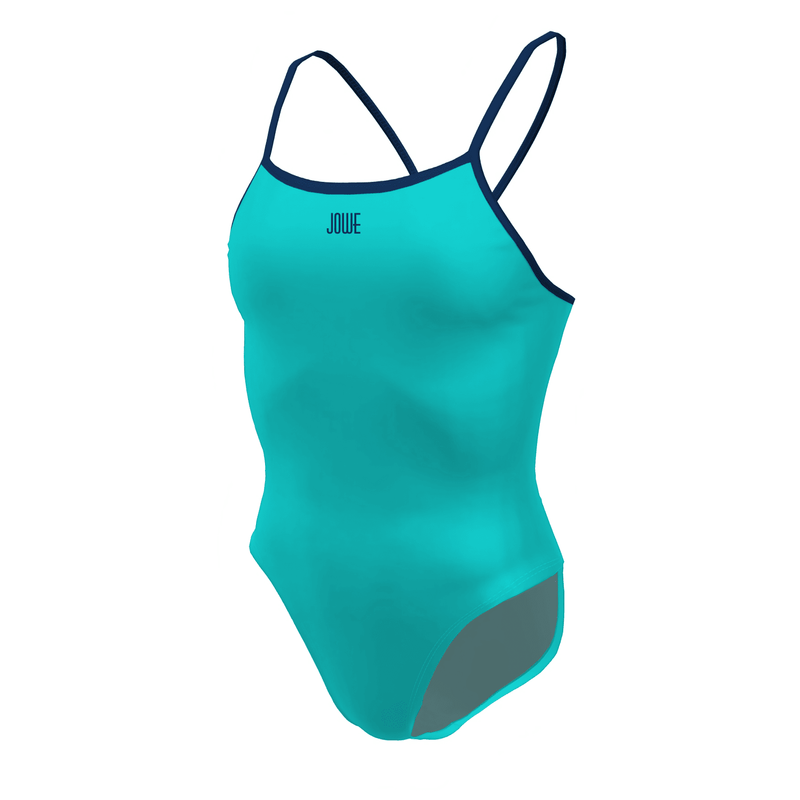 Jowe Women's Tie-Back Swimsuit - Fresh Blue / Mystic Blue-Swimsuit-Jowe-SwimPath