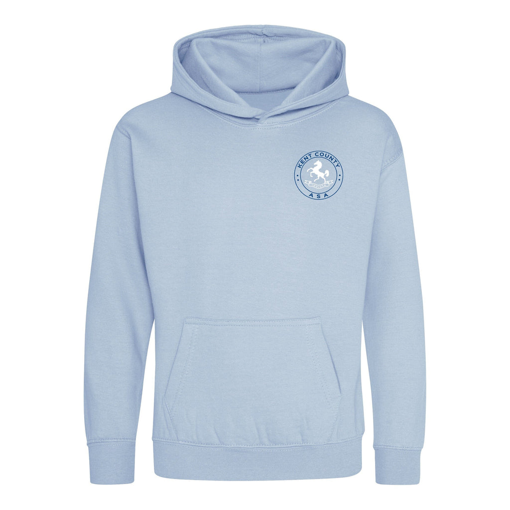Kent County ASA County Championships 2026 Hoodie - Sky Blue / Arctic White-Event-Kent-9-11-SwimPath