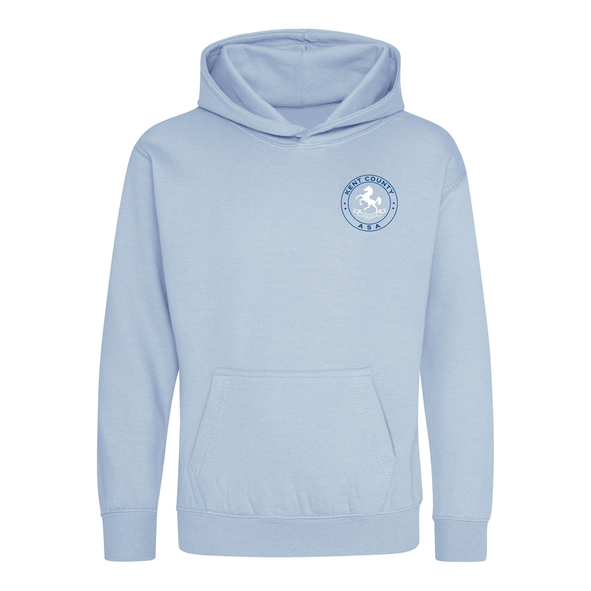 Kent County ASA County Championships 2026 Hoodie - Sky Blue / Arctic White-Event-Kent-9-11-SwimPath