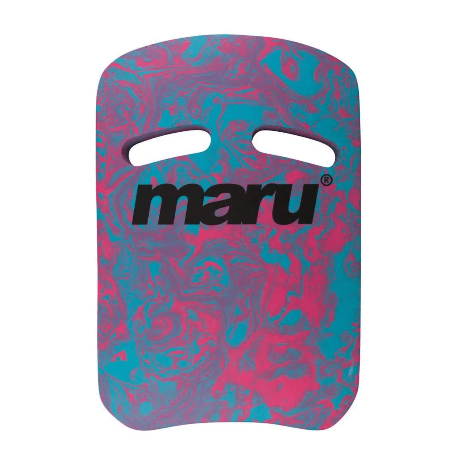 Maru Kickboard - Swirl Blue/Pink-Kickboard-Maru-SwimPath