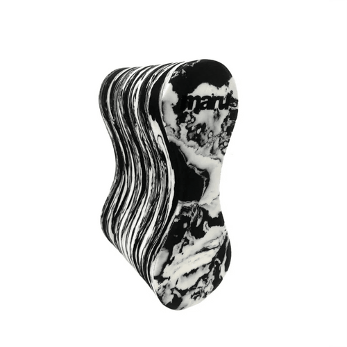 Maru Pullbuoy - Black/White-Pull Buoy-Maru-SwimPath