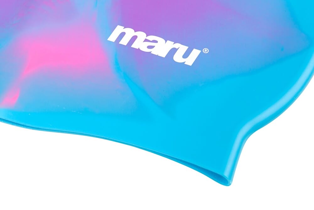 Maru Swimming Cap - Blue/Pink/Purple-Swimming Caps-Maru-SwimPath