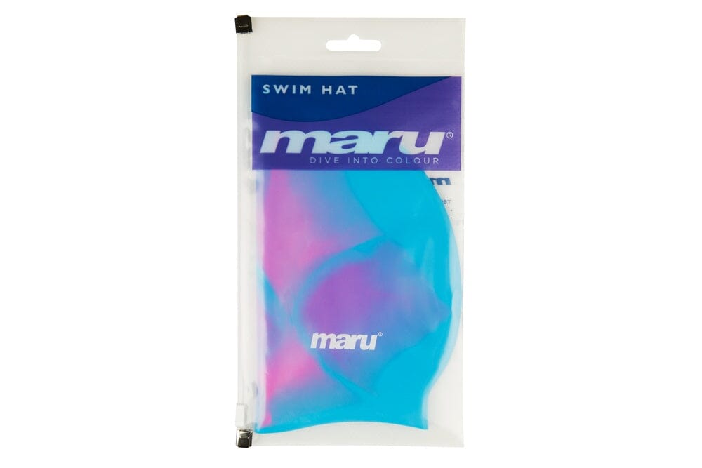 Maru Swimming Cap - Blue/Pink/Purple-Swimming Caps-Maru-SwimPath