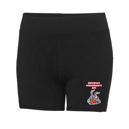Newquay Cormorants ASC Girls Sports Shorts-Team Kit-Newquay Cormorants-SwimPath