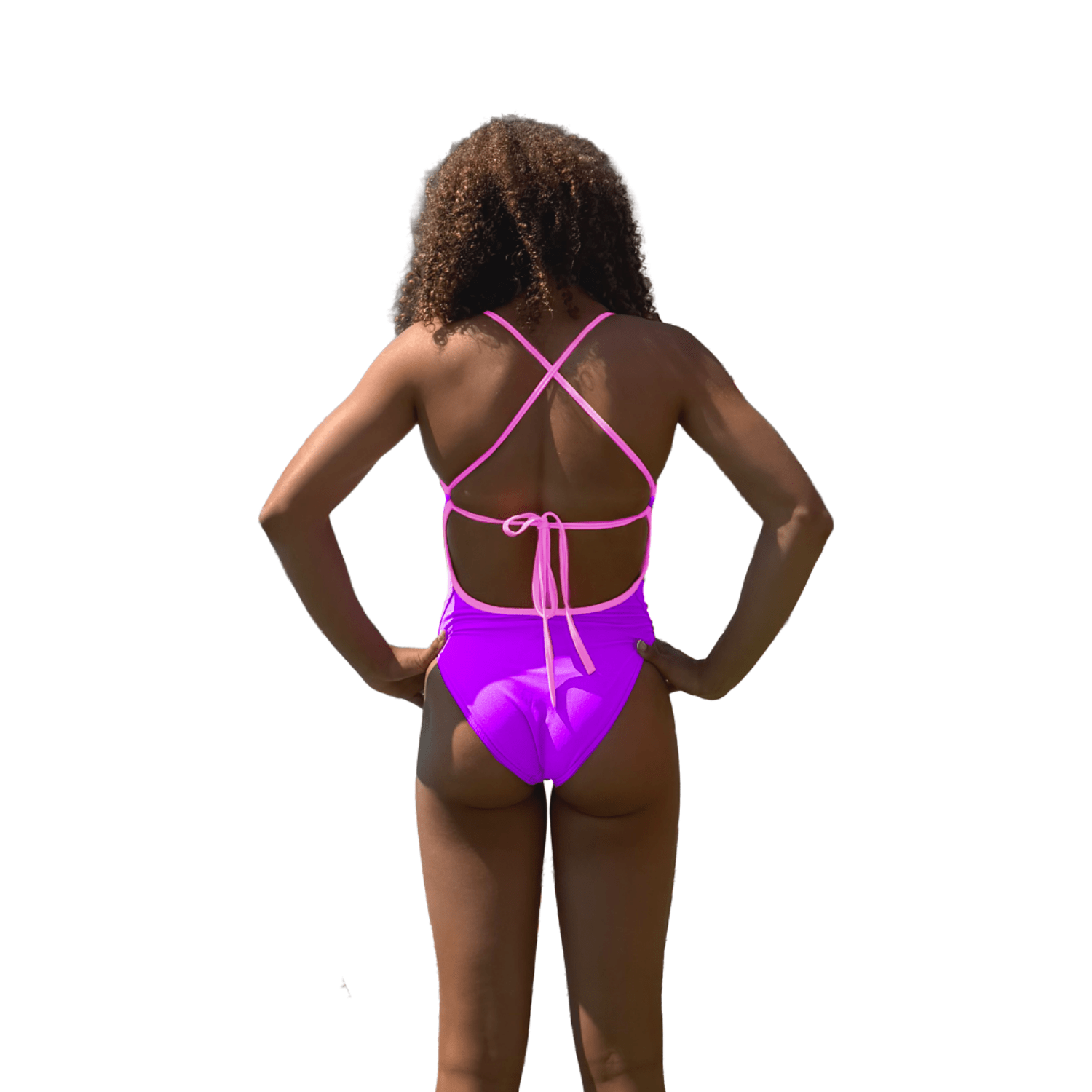 Jowe Women's Tie-Back Swimsuit - Paddle / Vibration-Swimsuit-Jowe-SwimPath