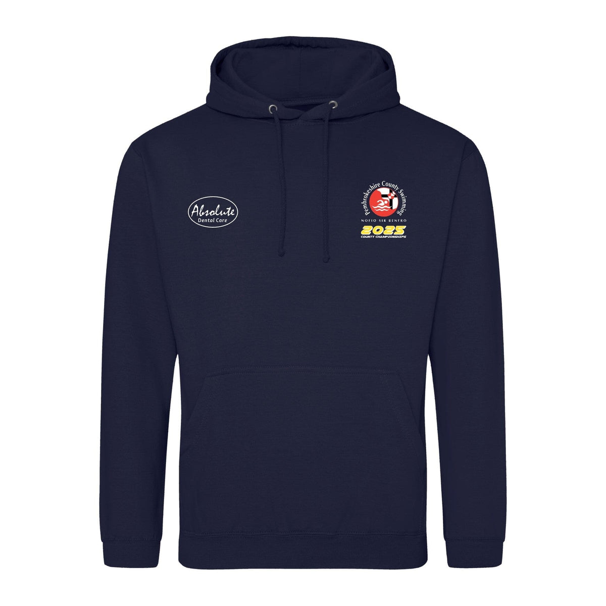 Pembrokeshire County Championships 2025 Hoodie - Oxford Navy-Event-Pembrokeshire-SwimPath
