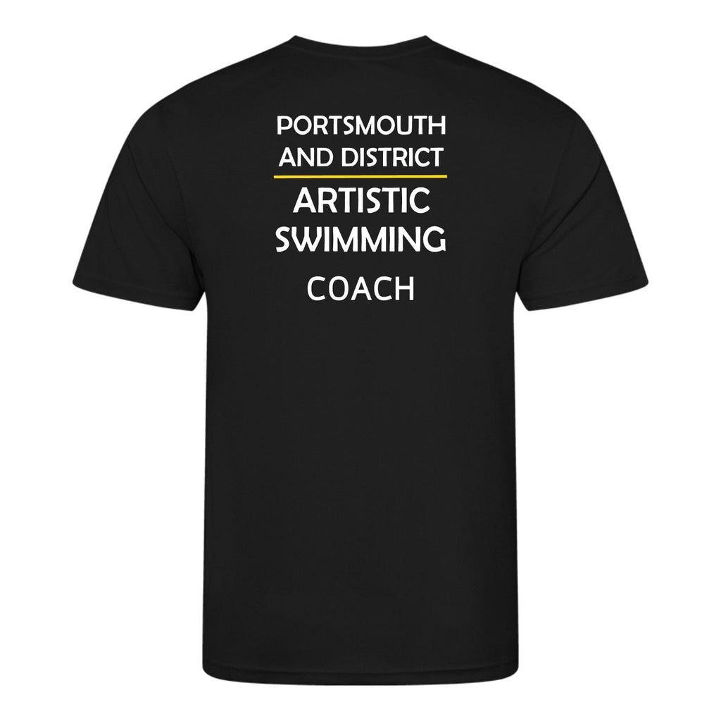 Portsmouth and District Artistic Swimming Team Shirt-Team Kit-Portsmouth & District-Coach-9-11-SwimPath