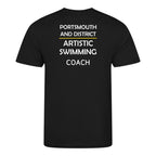 Portsmouth and District Artistic Swimming Team Shirt-Team Kit-Portsmouth & District-Coach-9-11-SwimPath