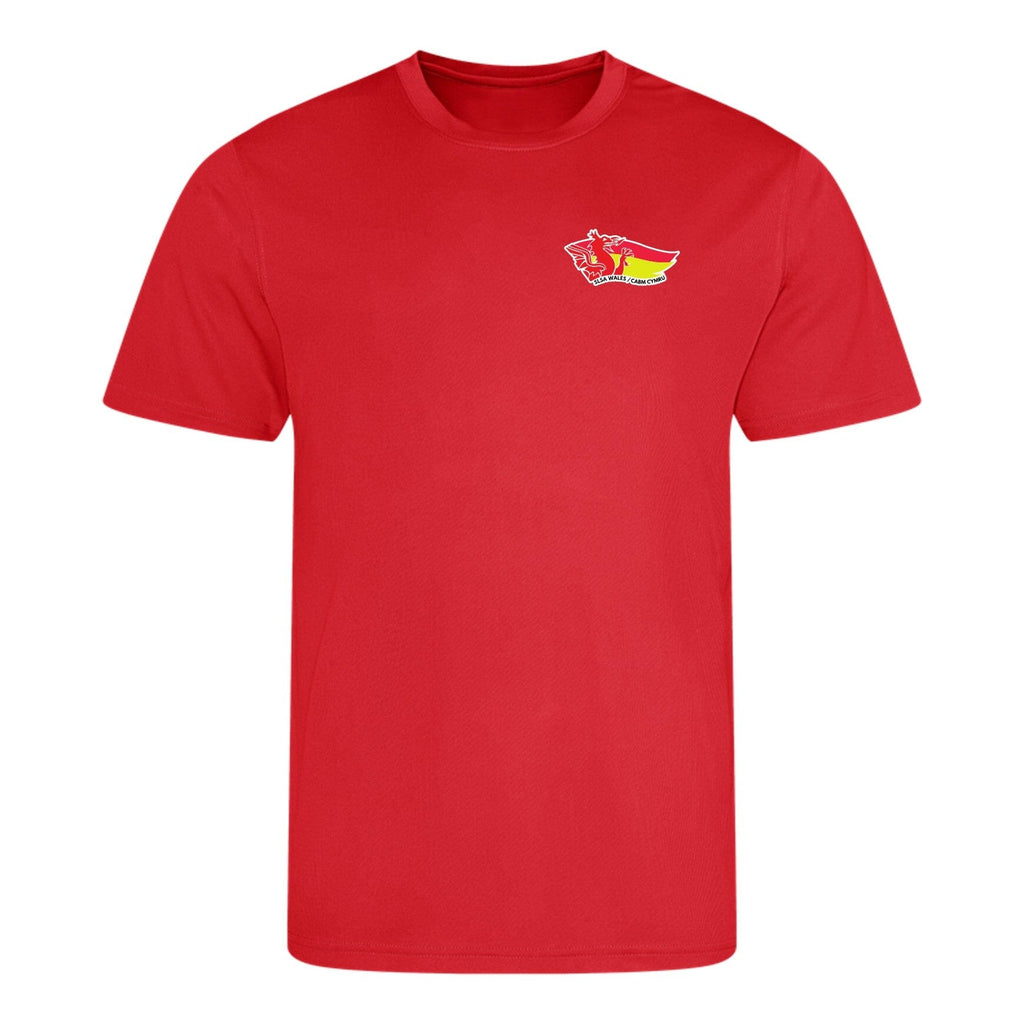 SLSA Wales Stillwater Championships 2026 T-Shirt - Fire Red-Event-SLSA Wales-SwimPath