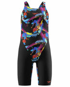 Speedo Endurance+ Max Junior Girls Kneeskin - Black/Multi