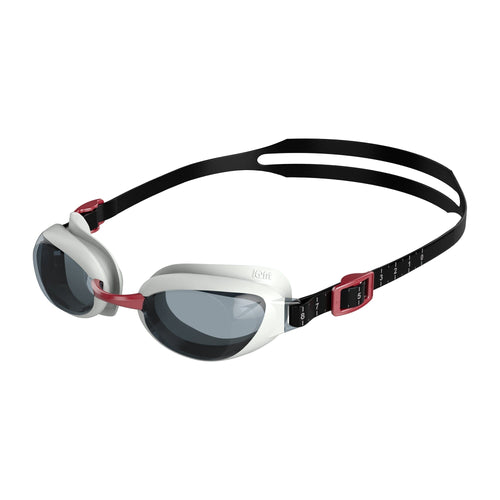 Speedo Aquapure Goggles - Red/Smoke-Goggles-Speedo-SwimPath