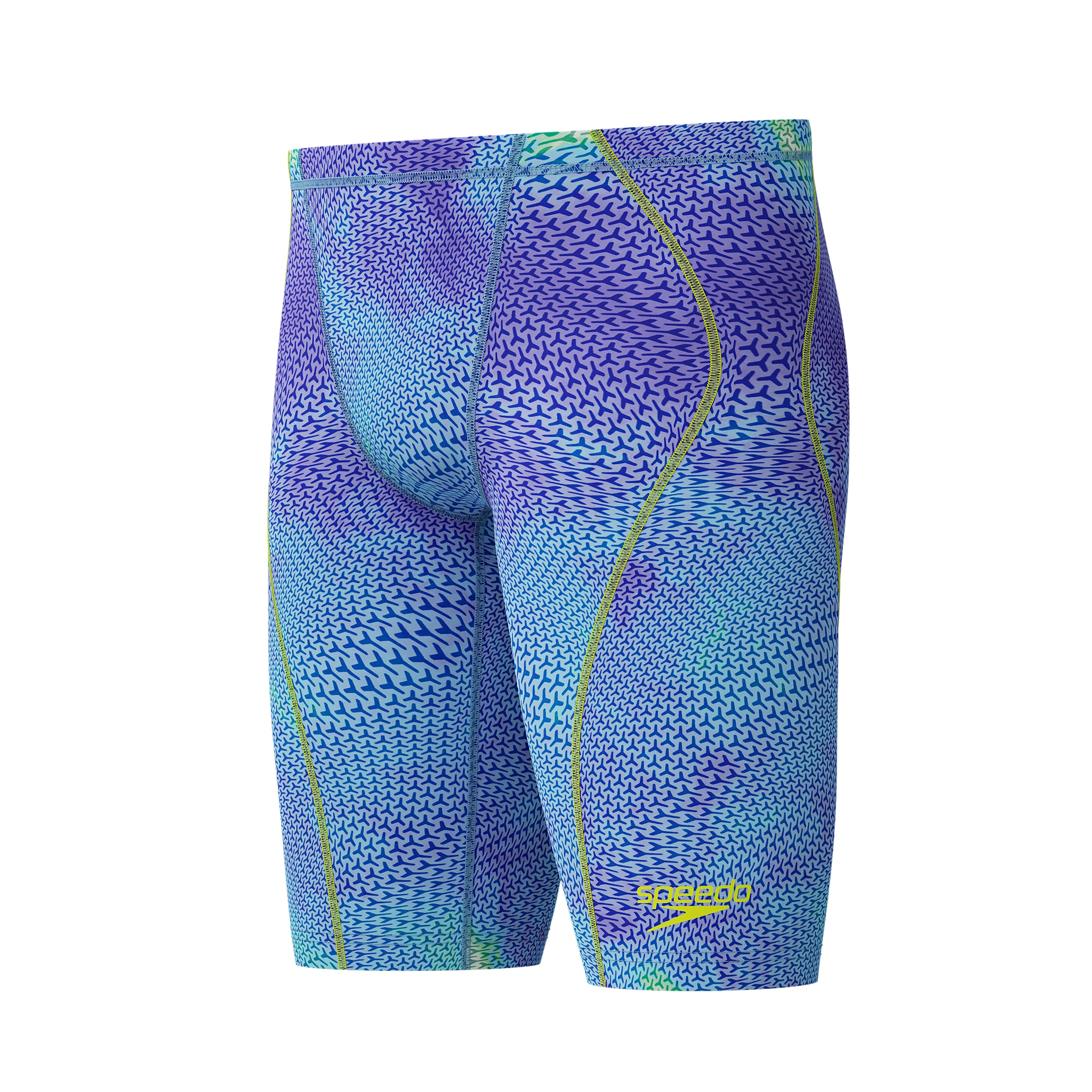 Speedo Mens Fastskin HyperSpark Solid Jammer - Under Current/Sugar Blue-Jammers-Speedo-SwimPath